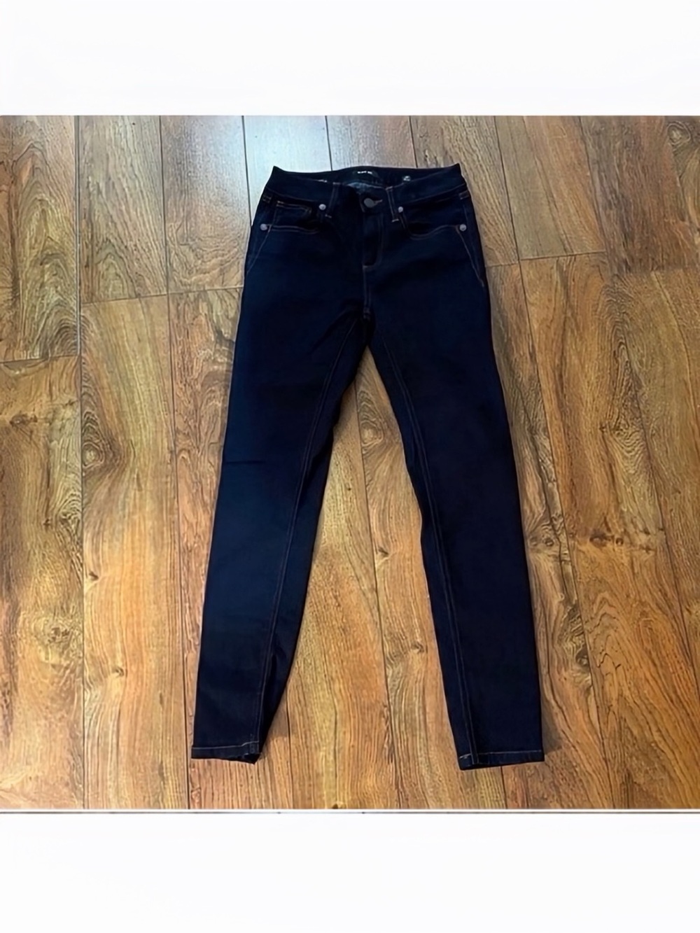 Beautiful Vintage Miss Me Ankle Super Skinny Dark Blue Jeans With 27” Inseam